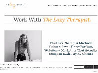 thelazytherapist.com