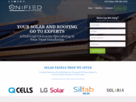 unifiedsolarandroofing.com